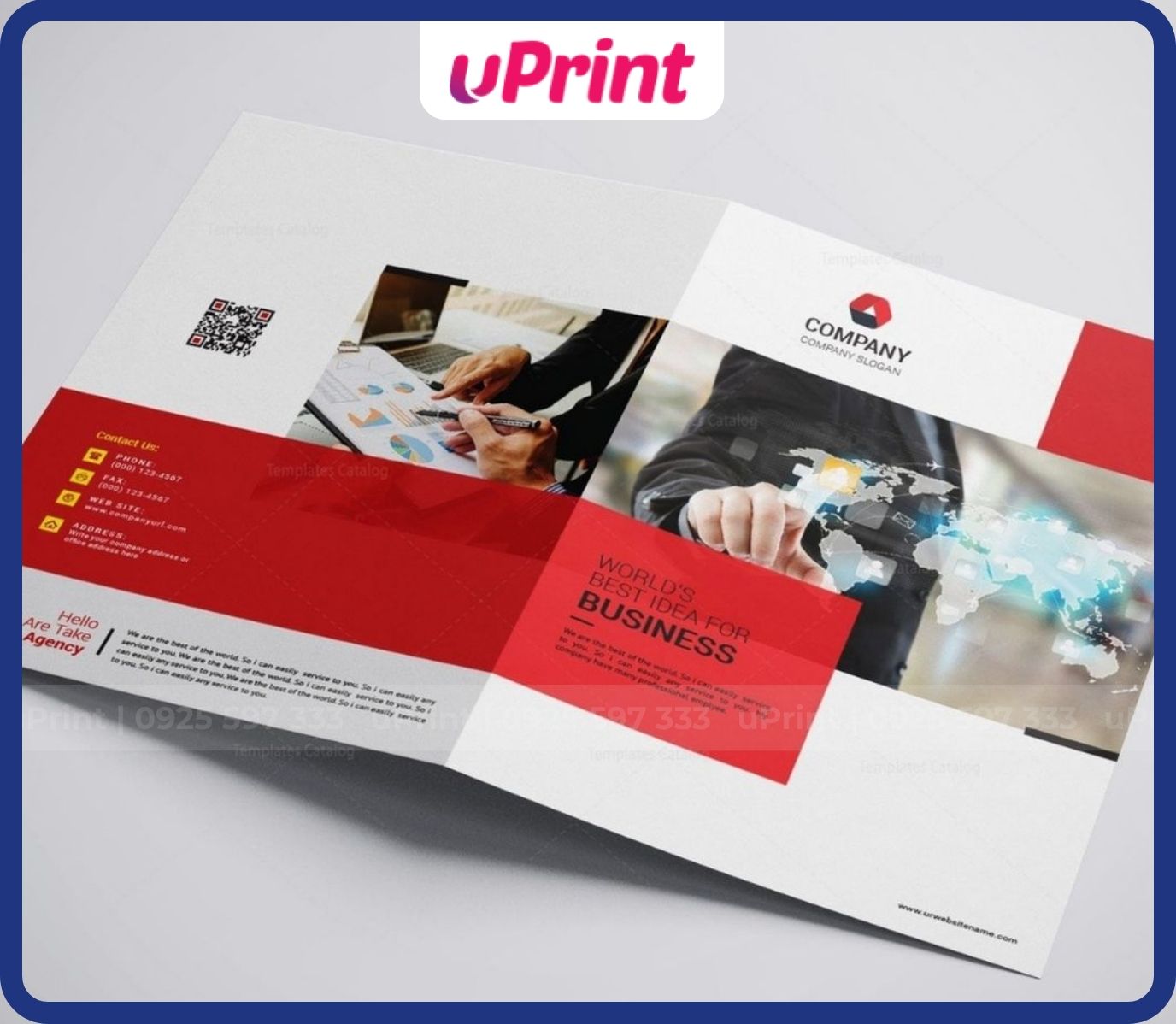 In Tờ Gấp Đôi A4 Theo Yêu Cầu Lấy Liền, Giá Rẻ